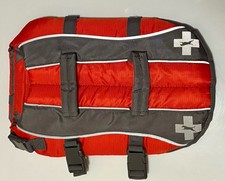 Top Paw Adjustable Reflective Life Jacket Dog Flotation Vest Medium 21-27"G 13"L