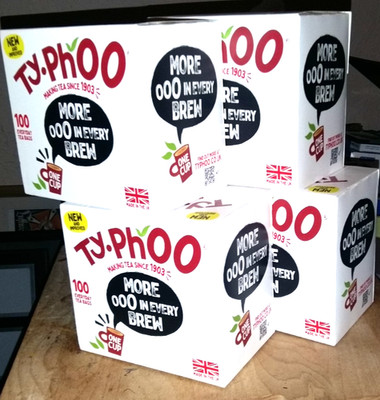 Typhoo Tea 4x100 Tea Bags  Schwarzer Tee im Teebeutel Tea of England