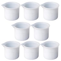 8 Pcs Epoxid-Mischbecher Silikon Messbecher FüR Harz KüChe BackföRmchen