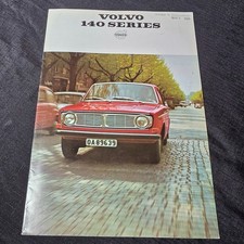 Vintage 1969 Volvo 140 Series Sales Brochure Original Dealer Catalog Literature