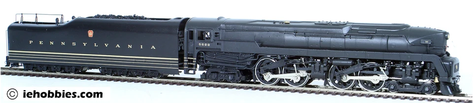 HO Brass Key Models Pennsylvania Railroad 4-4-4-4 Class T-1 Duplex - Image 3 of 4