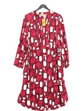 White Stuff Shirt Midi Dress UK12 in Red