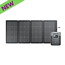 QTY 2 EcoFlow DELTA 2 Max Portable Power Station + One 220W Portable Solar Panel