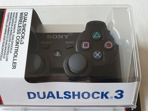 NEU OVP Original Sony PlayStation PS3 Dualshock 3 Controller Schwarz Black 2010 - Bild 4 von 10