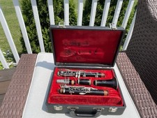 King Excella Paris France Wood Clarinet SN 20190 W Original Case  Mouthpiece