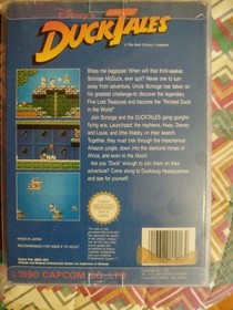 Videogioco DuckTales Nintendo Nes PAL B Senza Istruzioni.