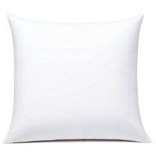 JIEITIVE Throw Pillow Inserts Hypoallergenic Premium 18 x 18 Inches, White