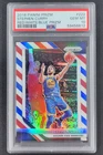 2018-19 Panini Prizm Stephen Curry Prizms Red White and Blue #222 PSA 10