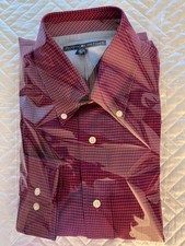 NWT TOMMY HILFIGER vibrant Checked LS Shirt 15 1/2- 34/35 Retail $49.50