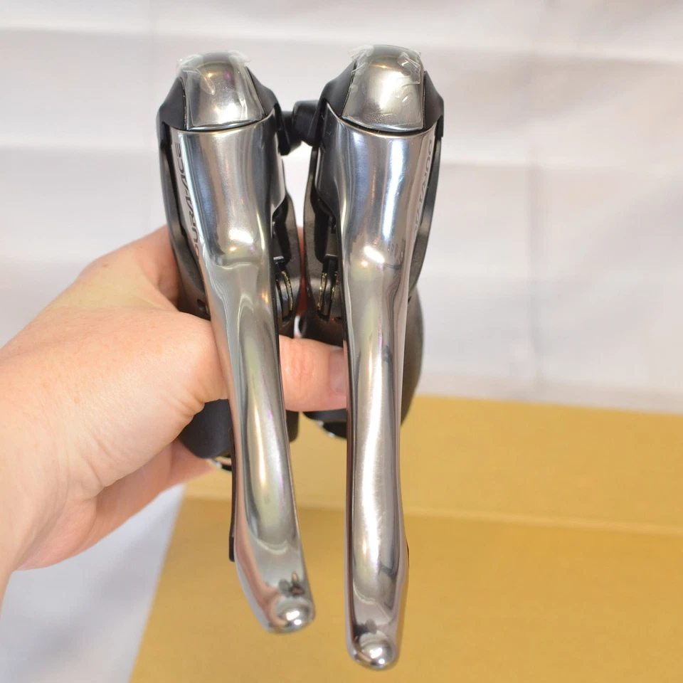 NEW OLD STOCK Shimano Dura Ace 7801 ST-7803 10x3 Speed TRIPLE Shifter Set NOS - Image 3 of 4