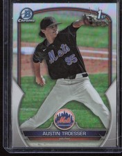 2023 Bowman Chrome #BDC-176 Austin Troesser Refractor