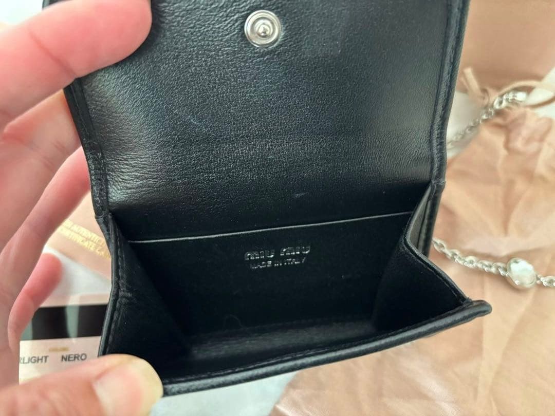 Miu Miu ♡ Super rare chain wallet ♡ Bijou image 6