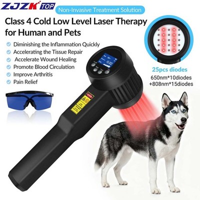Class IV 5W Cold Laser Therapy 650nm/808nm Wound Healing Nerve Regeneration Pain