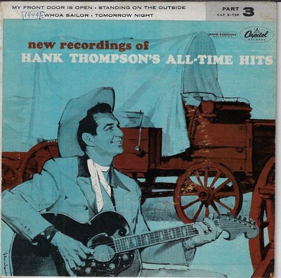 HANK THOMPSON-NEW RECORDINGS OF PART 3- E.P. USED 7'' 45RPM W/PIC SLEEVE