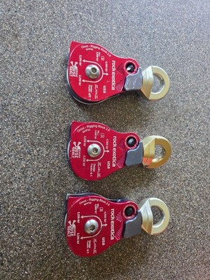 Rock Exotica 2.6 Omni Block MHP55 Material Handling Pulley (lot of 3)