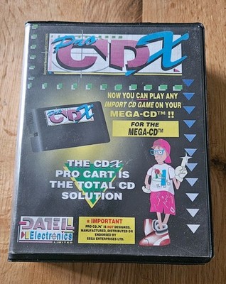 SEGA DATEL PRO CDX VERSION FÜR MEGA CD REGION FREE RARE