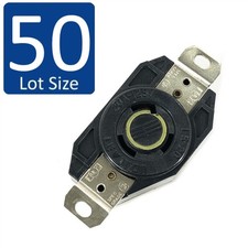 Lot of 50 Leviton 2310 20A-125V L5-20 Receptacle