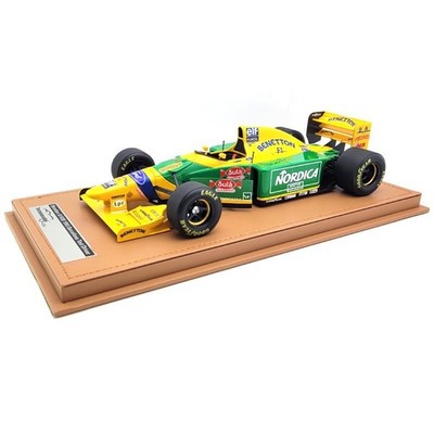 1993 Michele Alboreto Benetton Ford B193B Test Barcelona 1/18 Tecnomodel