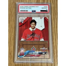 2018 Topps Opening Day Shohei Ohtani RC PSA 10 Gem Mint Baseball Card