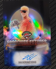 2025 Prospect Edition Xavier Neyens Refractor 18/49 On Card AUTO Rookie ASTROS
