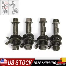 4pcs 17mm Auto Four Wheel Alignment Cam Bolt Kit Adjustable Camber Bolts Steel