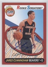 2012-13 Fleer Retro Rookie Sensations Auto Jared Cunningham #58 Auto b9u