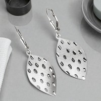OhrhäNger 925 Sterling Silber Mattiert Ohrringe Boutons Silberohrringe