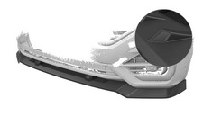 Cup Spoiler Lippe Front Schwert für VW Touareg 3 (Typ CR) R-Line CSL813-L