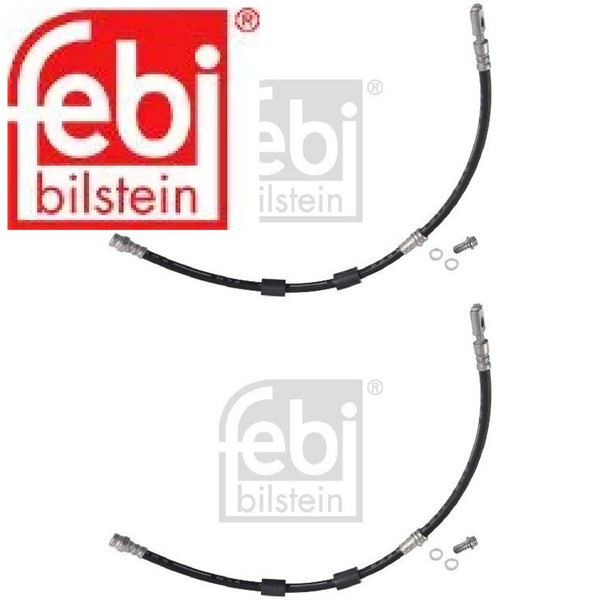 2X Bremsschlauch Febi Bilstein 108086 2 BremsschläUche Rechts Links-image