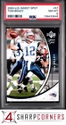 2004 UPPER DECK SWEET SPOT #57 TOM BRADY PATRIOTS PSA 8