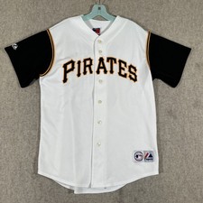 VTG Pittsburgh Pirates Ryan Doumit Jersey Size Large White #41 Stitched