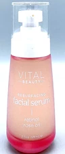 Vital Beauty Resurfacing Facial Serum Retinol Rose Oil 2 fl oz NEW!!