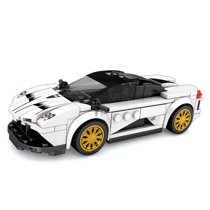 MOC LEGO Car: Speed Champions Racing Car Building Blocks Set (179 Pcs)