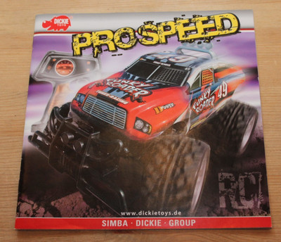 Dickie Toys Katalog Pro Speed 32 Seiten geheftet