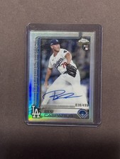 2025 Topps Chrome Ben Casparius RC Autograph Refractor /499 LA Dodgers World Ch