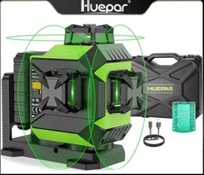 HUEPAR 703CG  Laser Level Green 3D Self-Leveling Cross 12 Lines Lazer Level Thre
