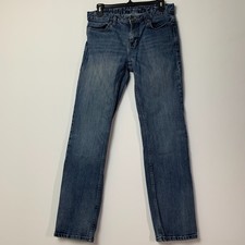 Calvin Klein Straight Jeans Mens Size 30x30 FITS 31x30 Blue Denim Stretch