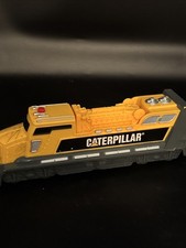 Toy State Battery Operated Motorized CAT Caterpillar Train Engine WORKS New Batt