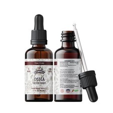 OSHA Root Liquid Extract for Respiratory Support, Organic OSHA Tincture Natur...