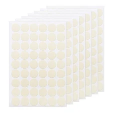7 PCS Self-Adhesive Screw Hole Stickers 0.83" Pure White Screw Hole Cover