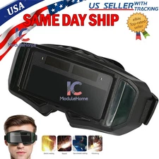 Solar Auto Darkening Welding Glasses Welder Mask Helmet Welding Eyes Goggles