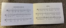 De colección 1977-90 PIANOSAURUS Niños Piano Proll Juguete Cancionero Libro de Partituras