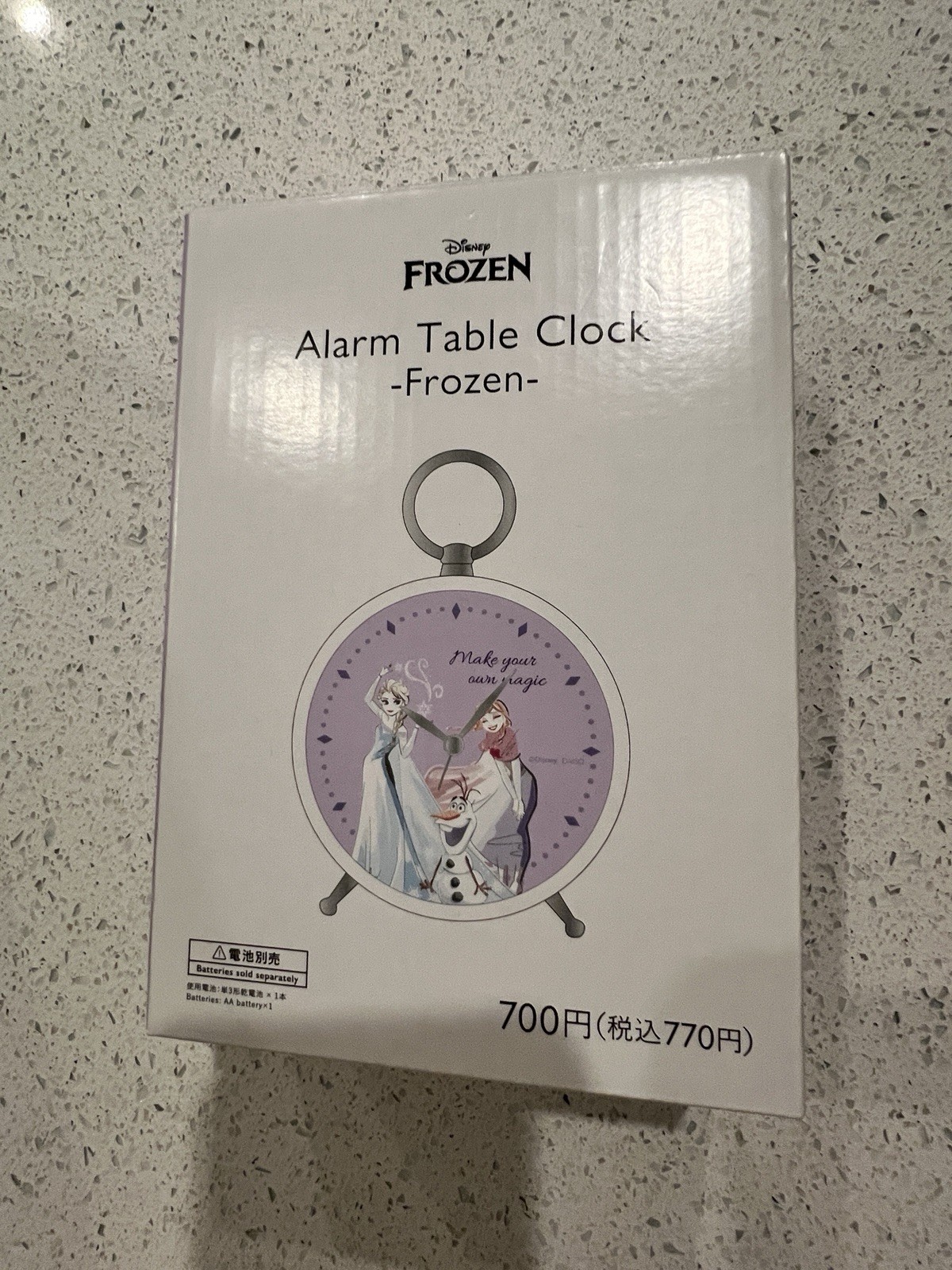 Disney Frozen Alarm Clock with Elsa Anna and Olaf New In Box featured image