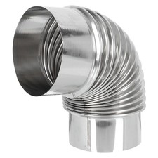  Stainless Steel Elbow Exhaust Pipe Comignolo Canna Fumaria Tubo Inox