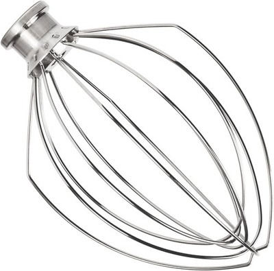 Whisk Attachment Stainless Steel for KitchenAid 5 Quart Bowl-Lift 5 