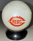 Cincinnati Reds Milk Glass Bank Mobil Gas Pegasus Vintage MLB Baseball