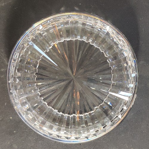 WATERFORD GIFTWARE 2 REST ASHTRAY, Cut Lead Crystal, 4 3/4", VINTAGE, IRELAND - Picture 5 of 7