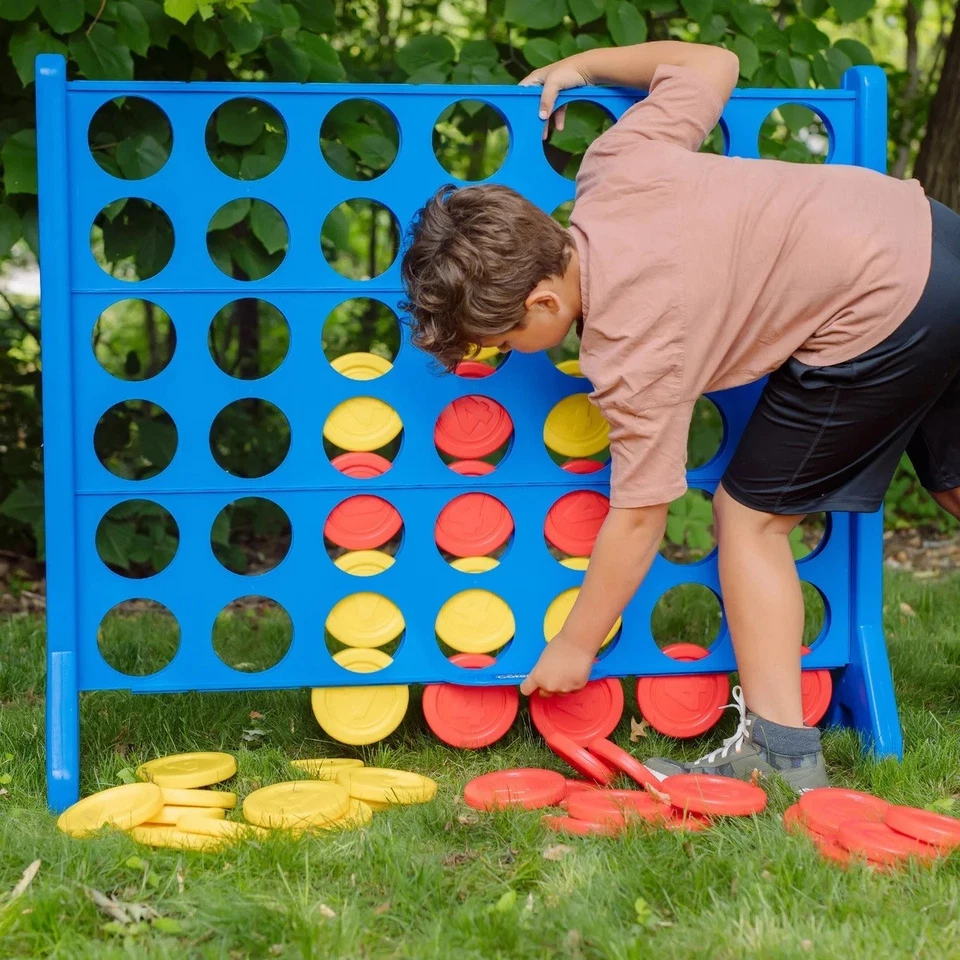 Connect 4 Giant Edition, All-weather and Durable Material, 46” x 40” Frame - Image 4 of 4