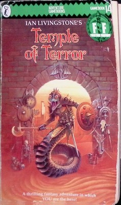 Fighting Fantasy 14 - Temple of Terror- 1./1. (Green Zigzag Edition) - C+/B-/C+
