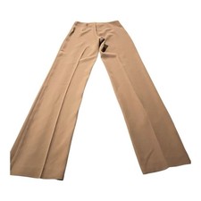 Joseph Ribkoff Designer Couture Tan Wide-Leg Trousers   Size 4